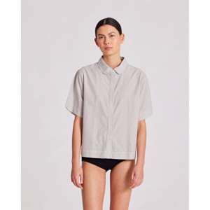 Gai - Lisva - Elena SS Shirt - Mulch White Stripe